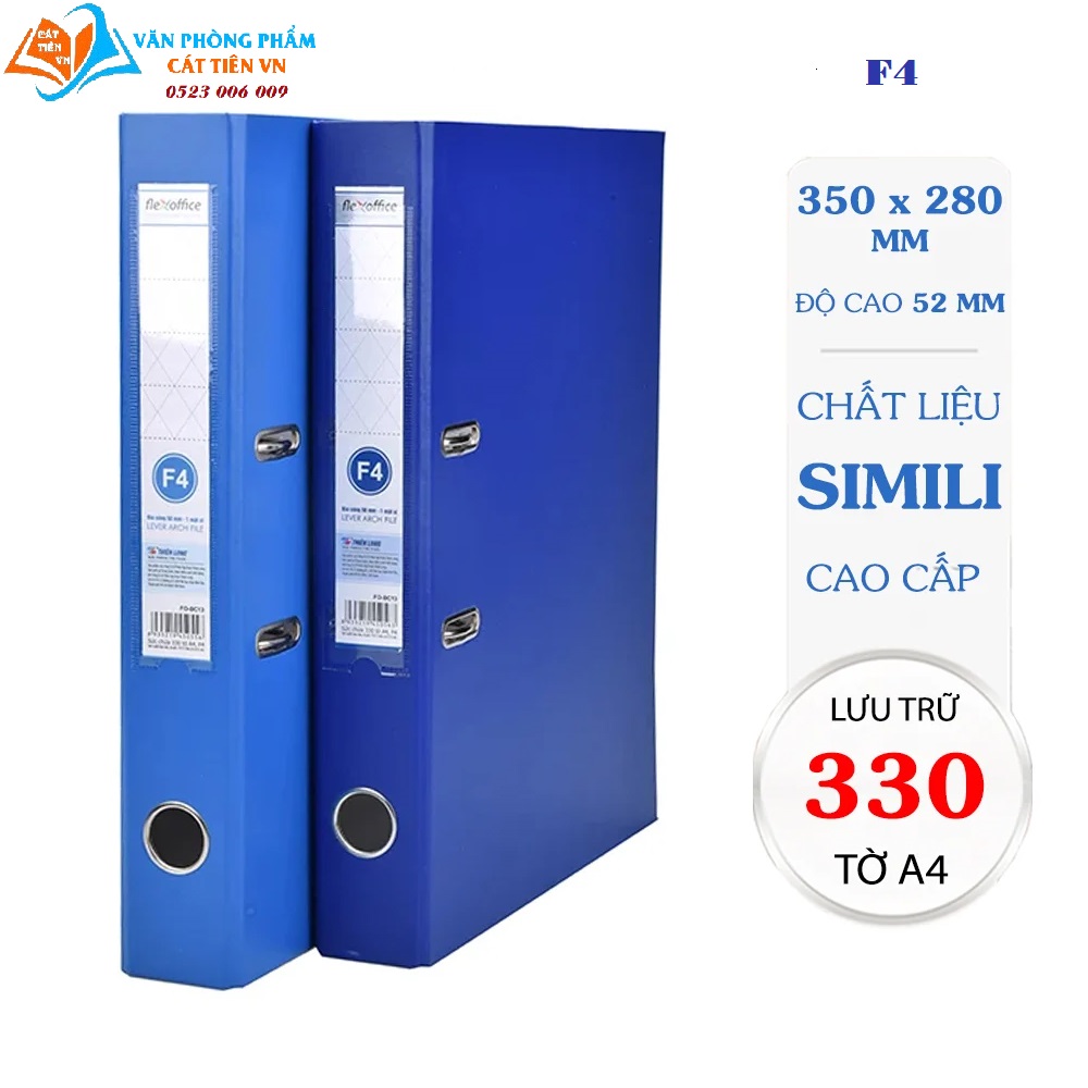 Bìa còng Thiên Long gáy 5cm A4 FO-BC11 / Bìa còng Thiên Long gáy 50F4 FO-BC13
